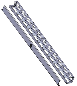 M44ORG36MFXG (M44 ORG36 EU) - Вертикальный кабель-органайзер для EuroLine - 36U