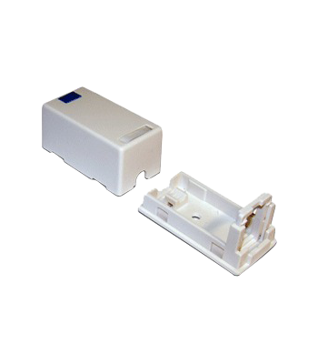 TWT-SA1-WH - Коробка настенная для 1 модуля Keystone Jack, белая